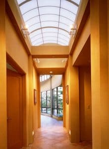 2-Contemporary butterscotch colored hallway on Mt. Tam