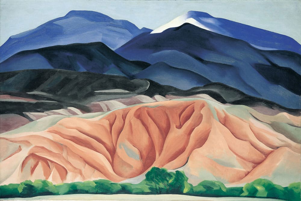 Red Hills and Perdanal, Georgia O'Keeffe, 1936