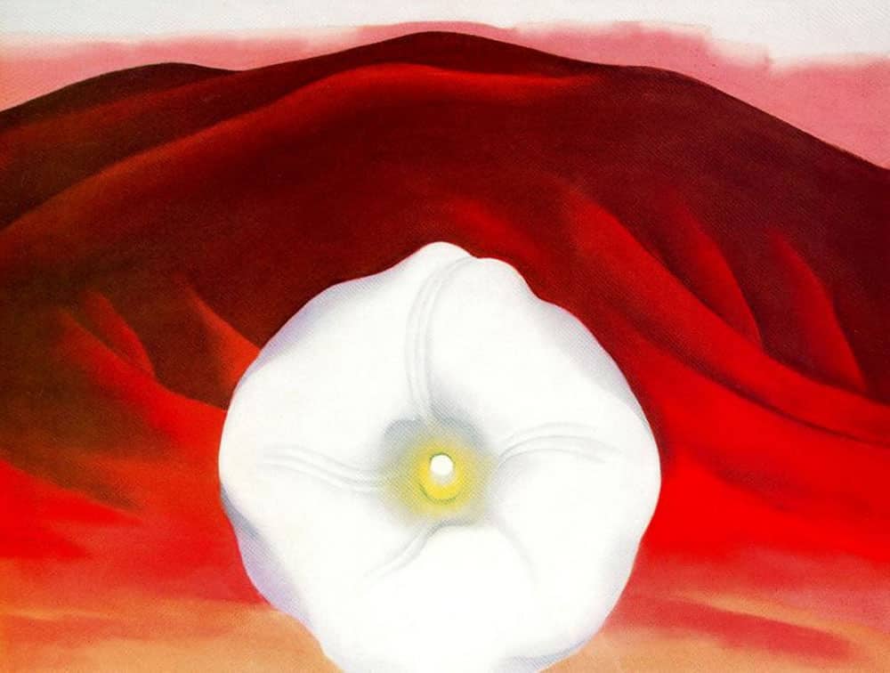 Red Hills with White Flower, Georgia O'Keeffe, 1937