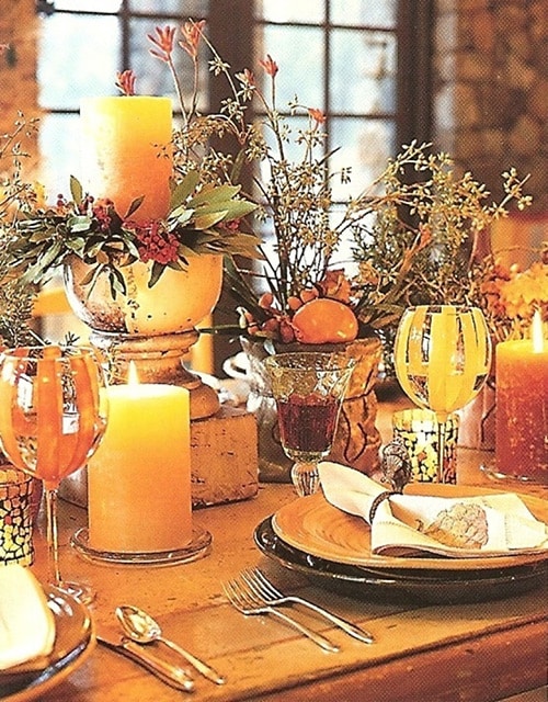 A wine country harvest table displays the season's splendor.
