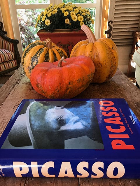 Heirloom pumpkins and Picasso.