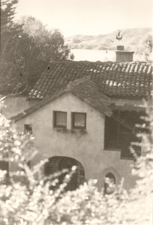 Completed in 1929, the house had an asymmetrical roof