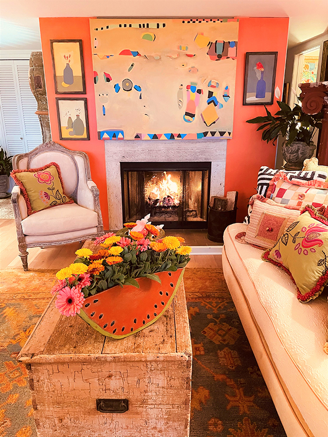 Linda Applewhite's home after she redesigned it.